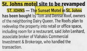 Sunset Motel - 2005 Article On Purchase And Redevelopment